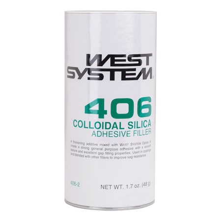 West System West System 406 Filler High Strength Colloidal Silica Off-White Adhesive Filler 1.7 oz 406-2